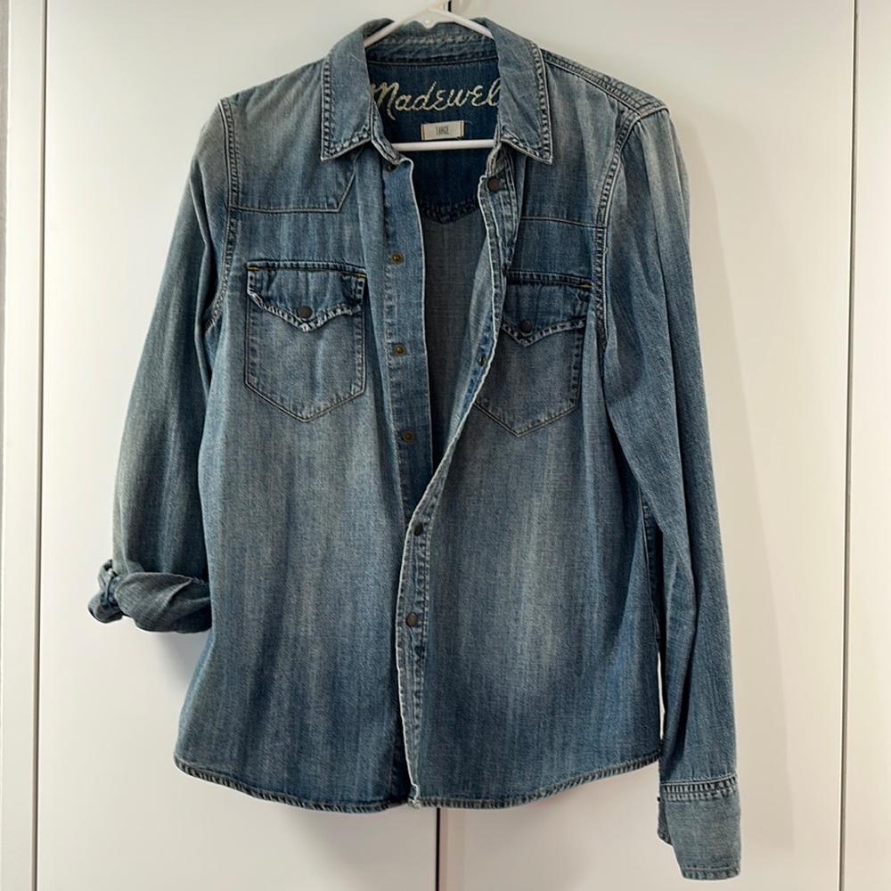 Madewell denim shirt
